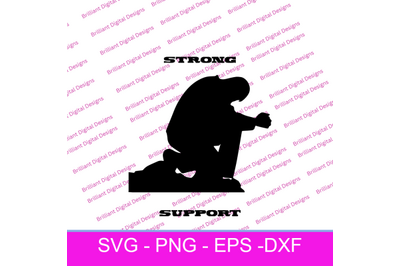 FATHER  STRONG SUPPORT SVG