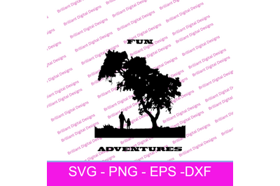 FATHER  SUBLIMATION  FATHER  FUN ADVENTURES SVG