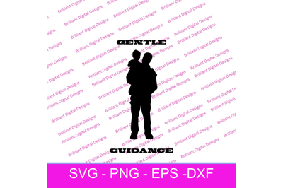 FATHER  SUBLIMATION  FATHER  GENTLE GUIDANCE SVG