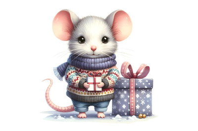 Mouse in a sweater