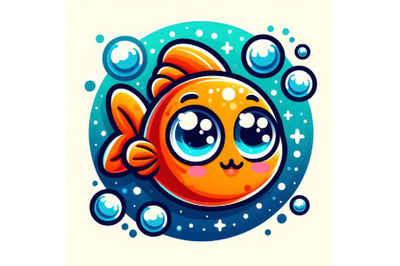 a cute fish with big eyes