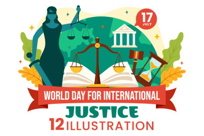 12 Day of Justice Illustration