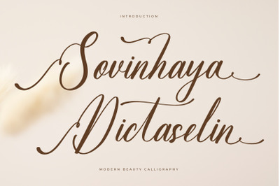 Sovinhaya Dictaselin - Modern Beauty Calligraphy