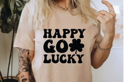 Happy Go Lucky, St Patrick&#039;s Day SVG