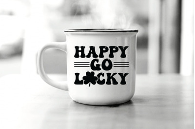 Happy Go Lucky, St Patrick&#039;s Day SVG Cut Files