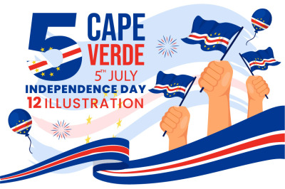 12 Cape Verde Independence Day Illustration