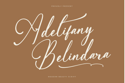 Adelifany Belindara-现代美女脚本