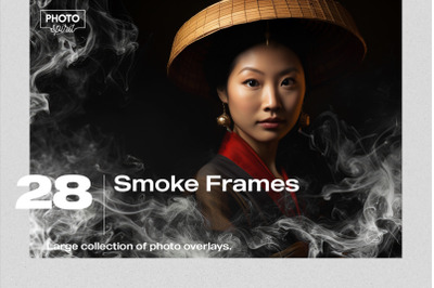 Smoke Frames Photo Overlay Effects