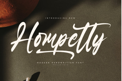 Hompetty - Modern Handwritten Font
