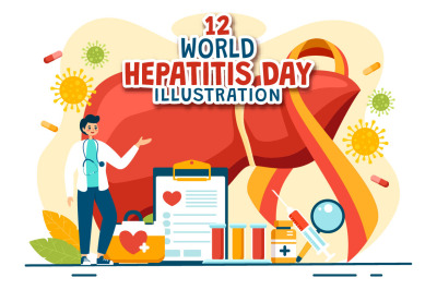 12 World Hepatitis Day Illustration