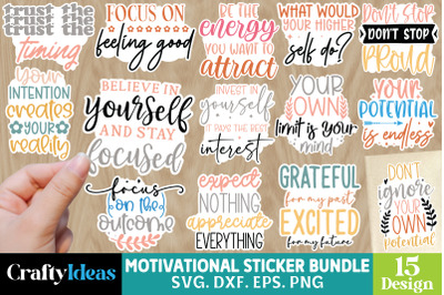 Motivational Sticker Bundle