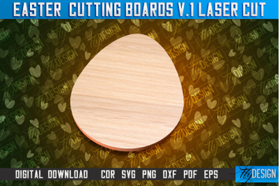 Easter Cutting Boards | Bunny Laser Cut | Easter Design v.1