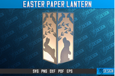 Easter Paper Lantern | 3D Lantern Paper Cut | Night Lights