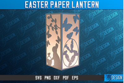 Easter Paper Lantern | 3D Lantern Paper Cut | Night Lights