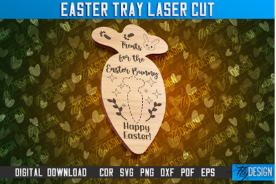 Easter Serving Tray Laser Cut | Dear Easter Bunny &nbsp;| CNC File