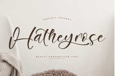 Hatheyrose - Modern Handwritten Font