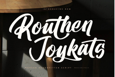 Routhen Joykats - Modern Handwritten Script