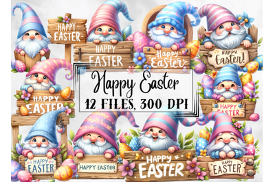 Easter clipart, Easter gnomes, Happy Easter