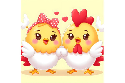 cute adorable funny hen