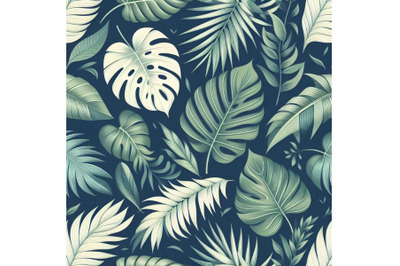 tropical leaves summer