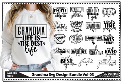 Grandma Svg Design Bundle Vol-03