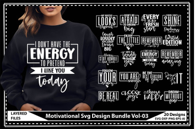 Motivational Svg Design Bundle Vol-03