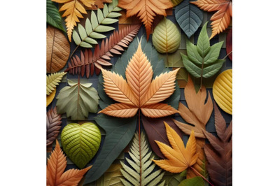 Transparent leaves background