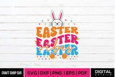 Easter Vibes, Easter SVG DXF PDF EPS PNG Cut Files