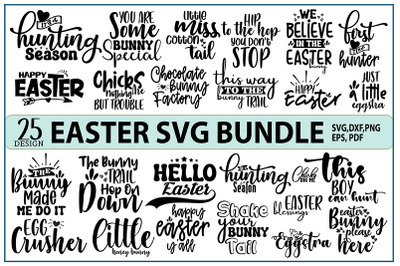 Easter SVG Bundle, Happy Easter SVG Bundle