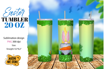 Easter tumbler sublimation. Cute easter gnome tumbler wrap