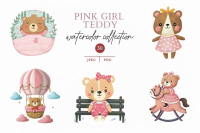 Pink Girl Teddy