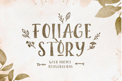 Foliage Story + Doodle Font