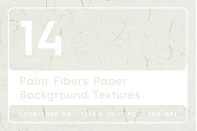 14 Palm Fibers Paper Textures
