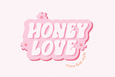 Honey Love Retro Font