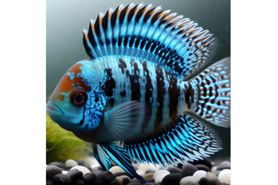 German electric blue ram