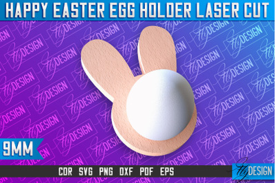 Easter Egg Holder Laser Cut | Happy Easter | CNC File