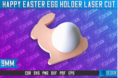 Easter Egg Holder Laser Cut | Happy Easter | CNC File