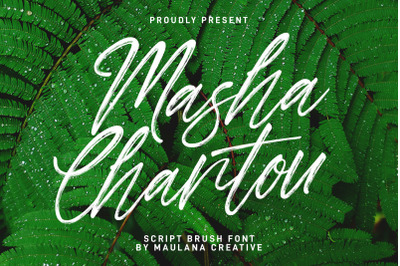 Masha Chantou Script Brush Font