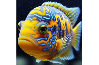 Electric yellow cichlid