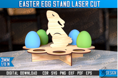 Easter Egg Stand | Egg Stand Laser Cut | CNC File