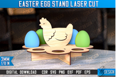 Easter Egg Stand | Egg Stand Laser Cut | CNC File