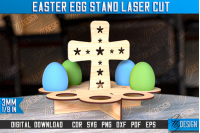 Easter Egg Stand | Egg Stand Laser Cut | CNC File