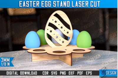 Easter Egg Stand | Egg Stand Laser Cut | CNC File