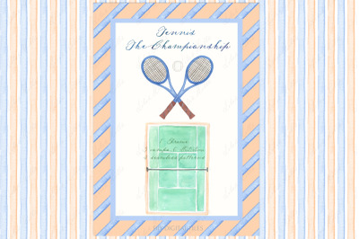 Tennis The Championship  Clipart