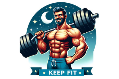 Positive Keep Fit Poster