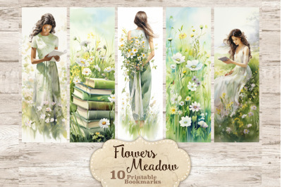 Flowers Bookmarks | Meadow Printable