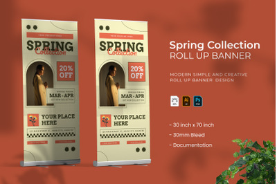 Spring Collection - Roll Up Banner