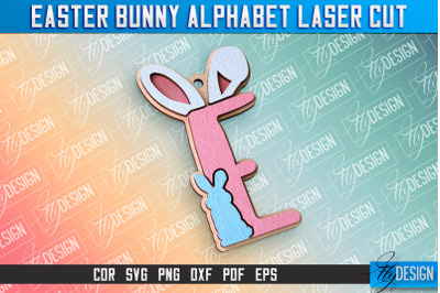 Easter Alphabet Laser Cut | Easter Design | CNC Files