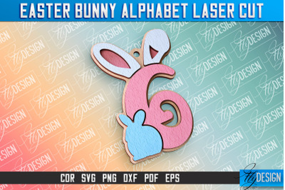 Easter Alphabet Laser Cut | Easter Design | CNC Files