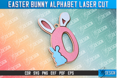 Easter Alphabet Laser Cut | Easter Design | CNC Files